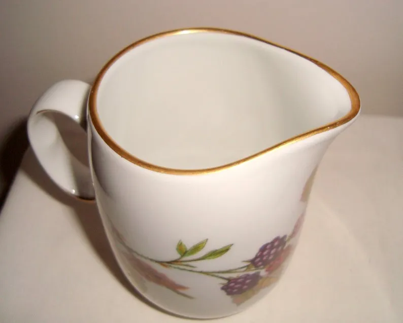 Vintage Royal Worcester Evesham Gold Small Milk Jug