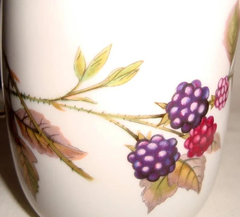 Vintage Royal Worcester Evesham Gold Small Milk Jug