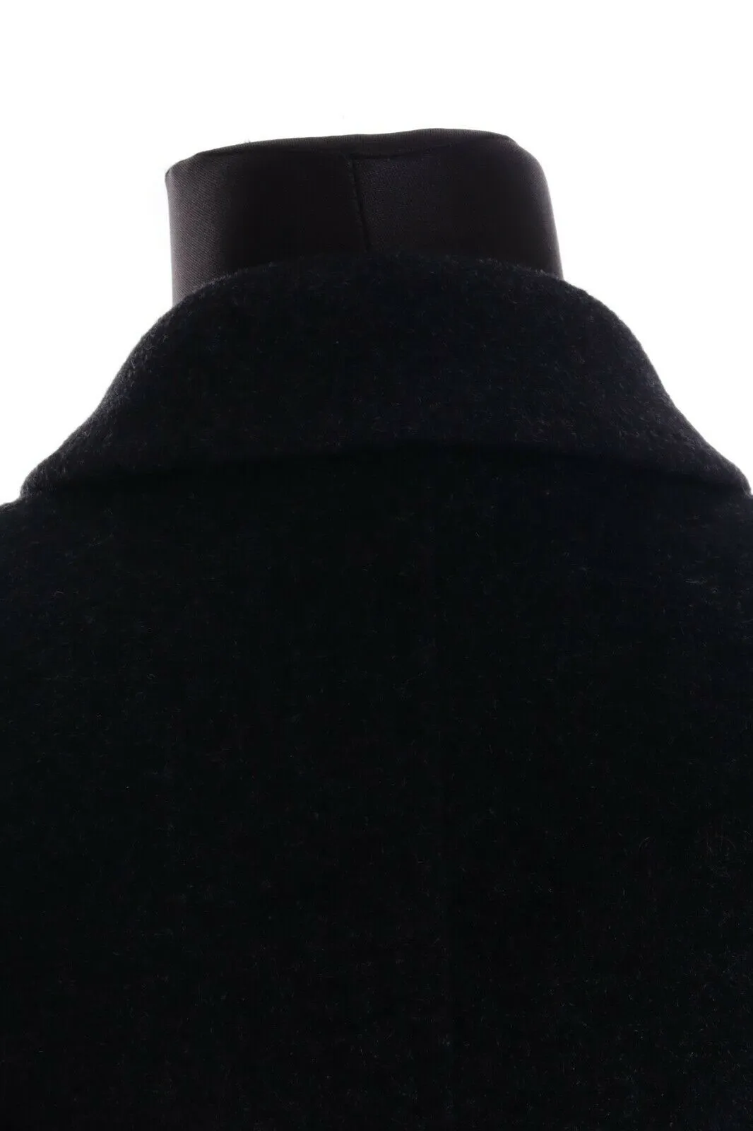 Women's CHRISTIAN BERG STOCKHOLM Black Cashmere Wool Coat Overcoat Size 38