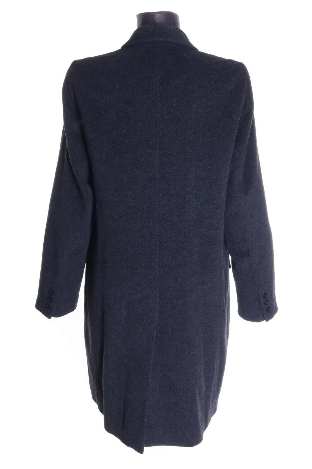 Women's CHRISTIAN BERG STOCKHOLM Black Cashmere Wool Coat Overcoat Size 38