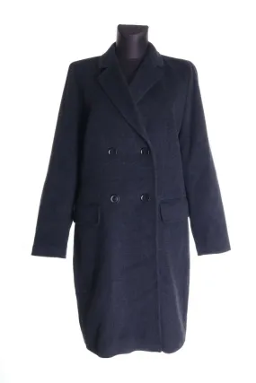 Women's CHRISTIAN BERG STOCKHOLM Black Cashmere Wool Coat Overcoat Size 38