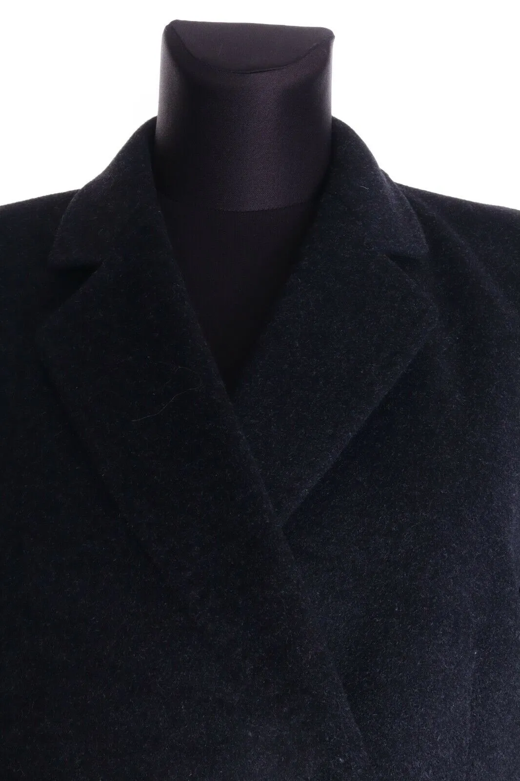 Women's CHRISTIAN BERG STOCKHOLM Black Cashmere Wool Coat Overcoat Size 38
