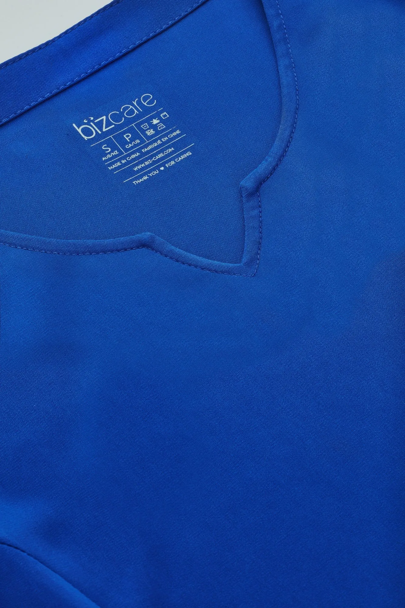 Womens Tailored Fit Round Neck Scrub Top