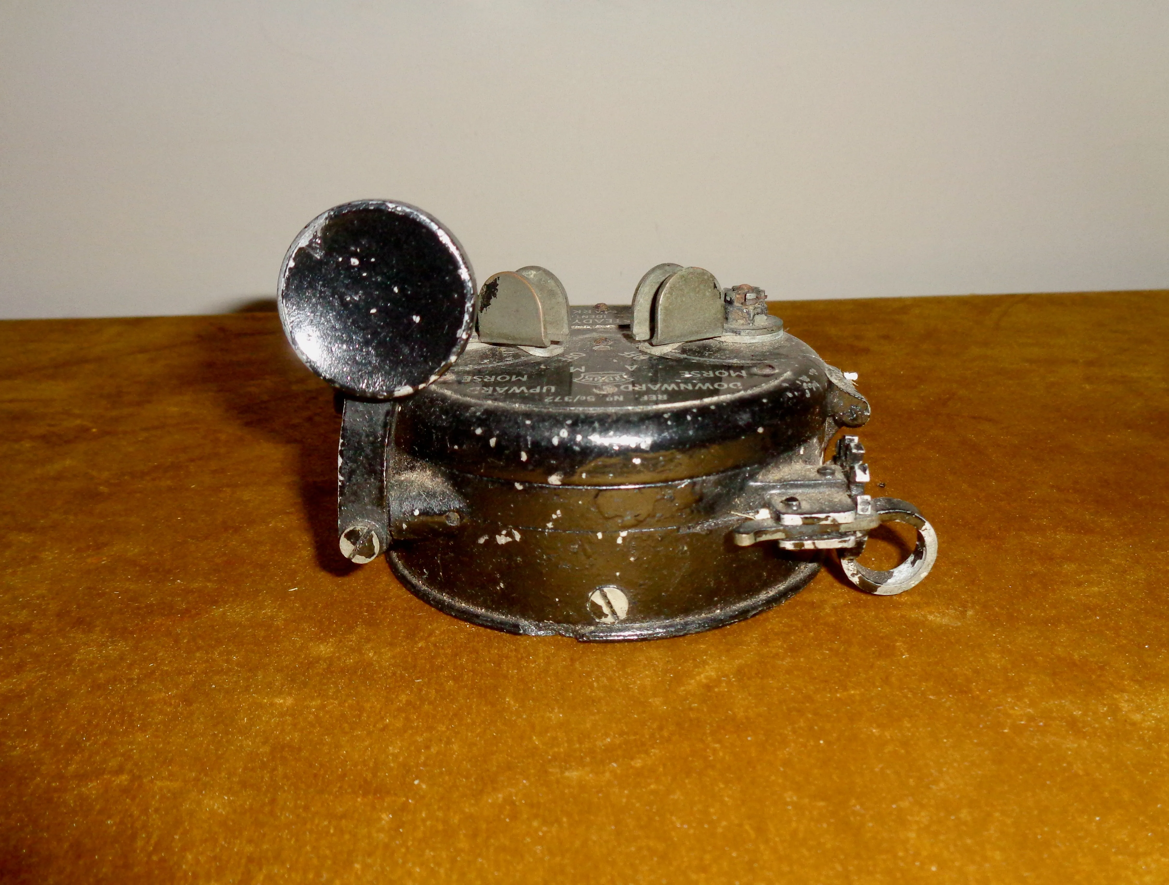 WW2 RAF Metal Identification Lamp Morse Key No.2 Mark III 5C/372