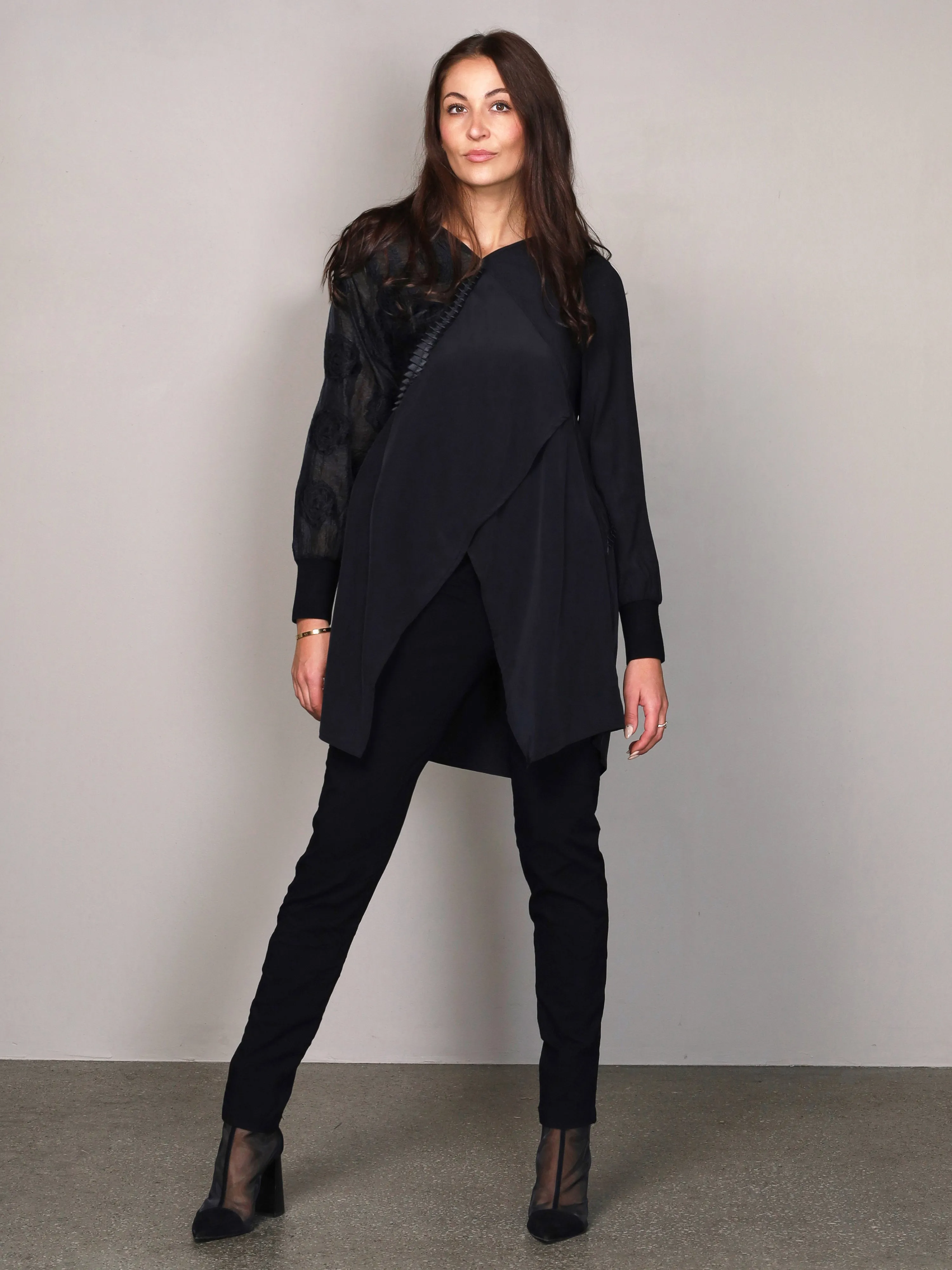 XENYA long tunic - Black