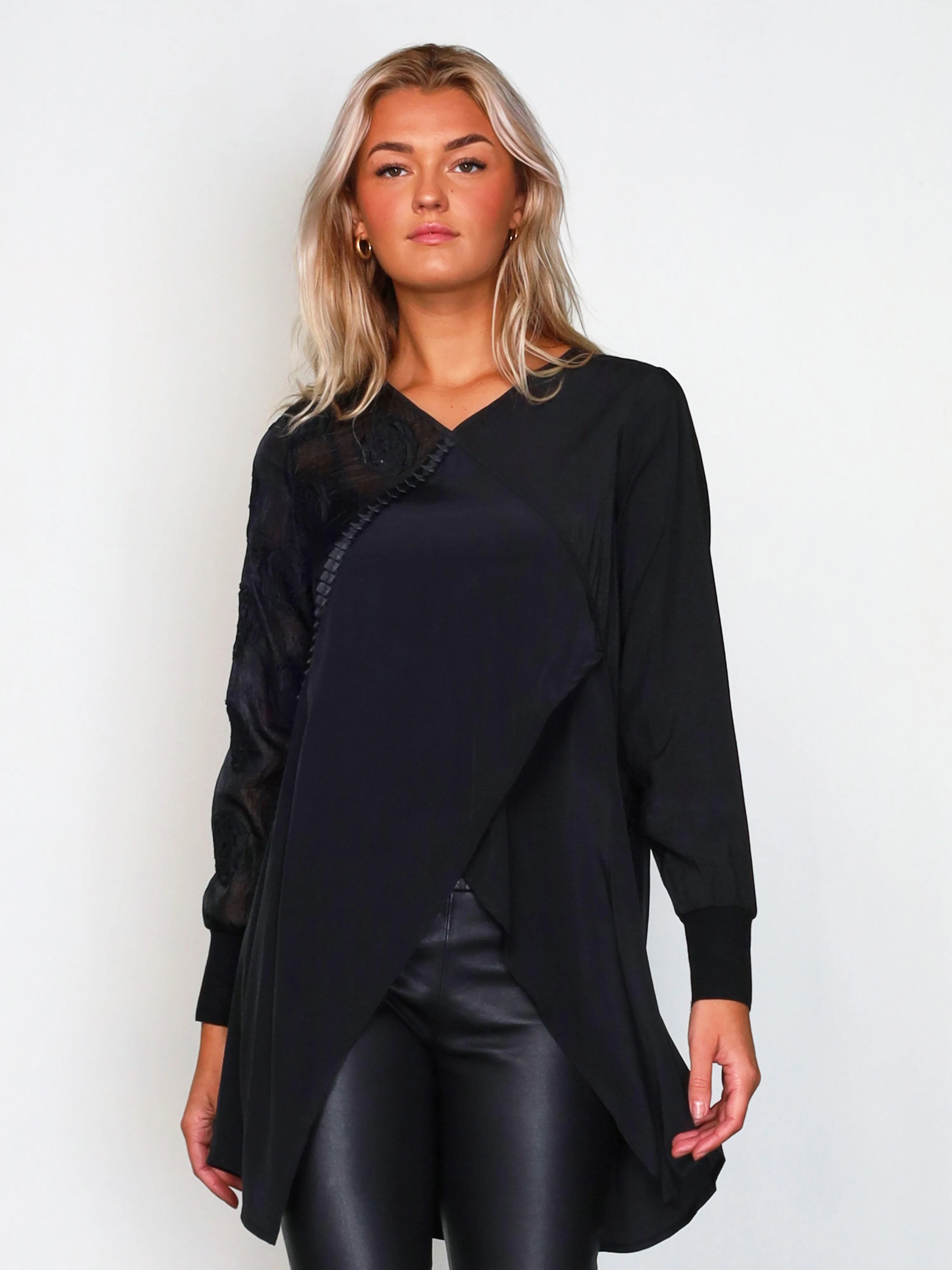 XENYA long tunic - Black